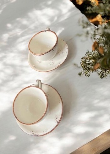 Porselen 2li Çay Fincan set - Görsel 7