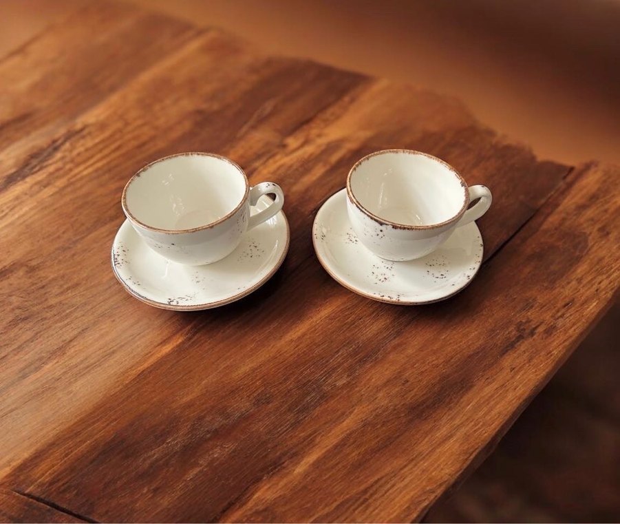 Porselen 2li Çay Fincan set - Görsel 5