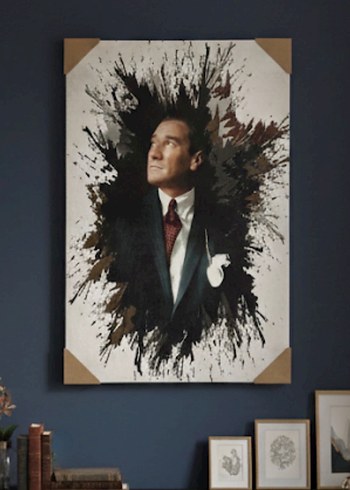 Atatürk Resimli Çerçevesiz Tablo - Görsel 2