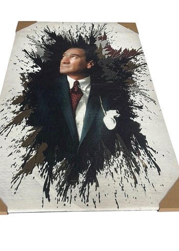 Atatürk Resimli Çerçevesiz Tablo - Görsel 4