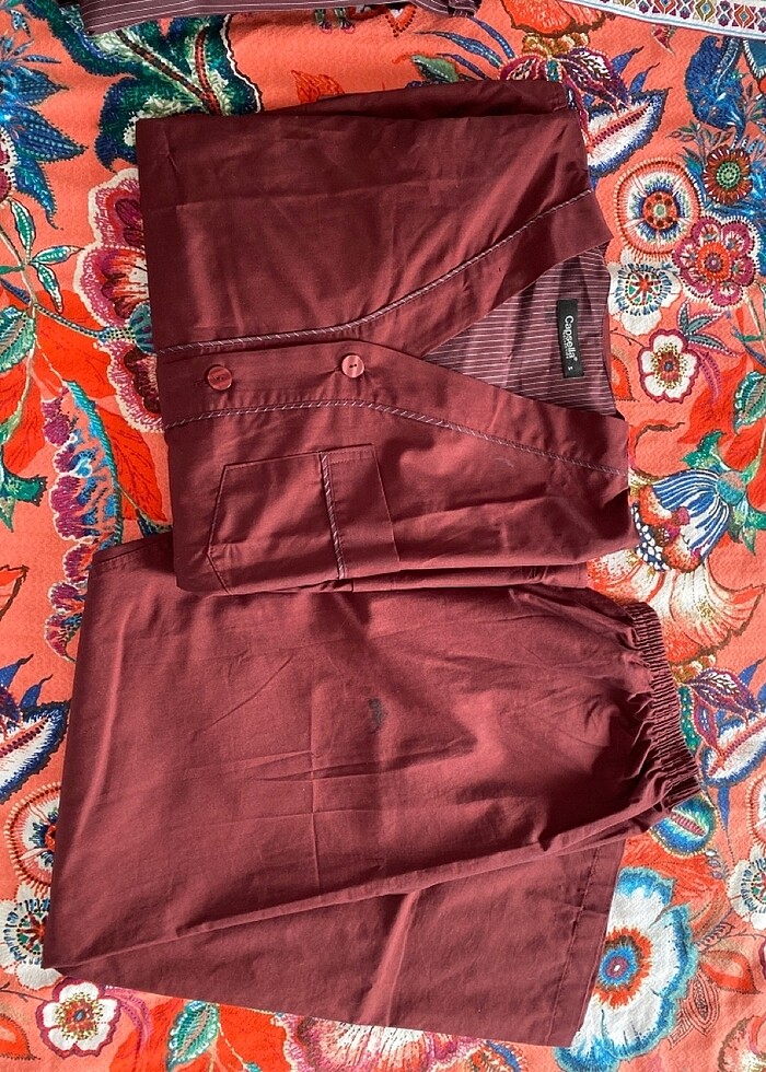 Sıfır çeyizlik pijama takımı - Görsel 2