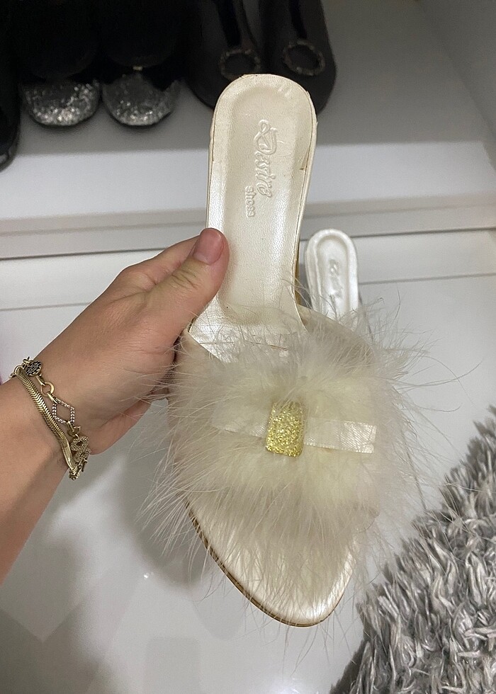 Tüylü terlik - Görsel 4