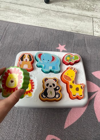 Çok Renkli Hayvan Figürlü Eğitici Oyuncak - Görsel 2