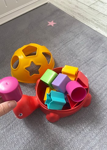 Renkli Kaplumbağa Şekilli Eğitici Oyuncak - Görsel 4