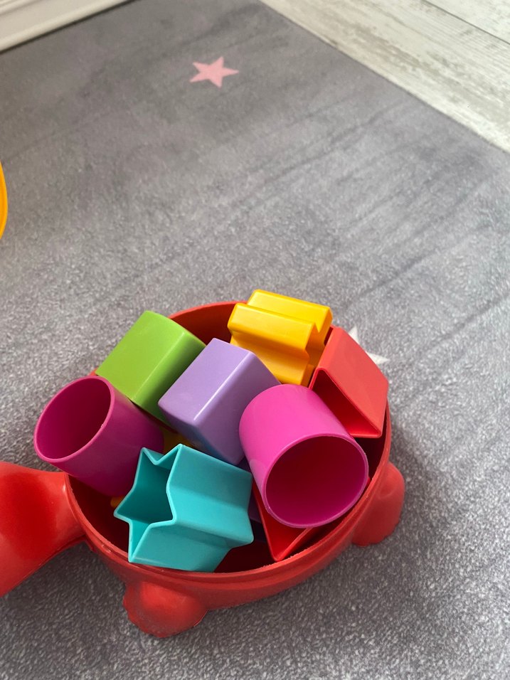 Renkli Kaplumbağa Şekilli Eğitici Oyuncak - Görsel 3