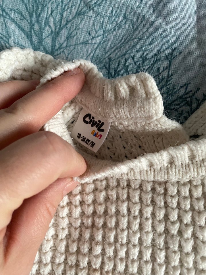 Çizgili Bohem Erkek Çocuk Kazak - Görsel 2