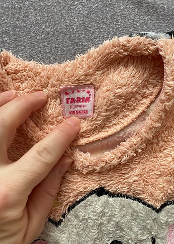 Peluş Detaylı Kız pijama Takımı - Görsel 5