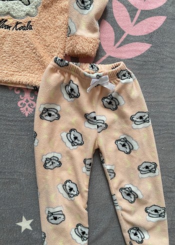Peluş Detaylı Kız pijama Takımı - Görsel 7