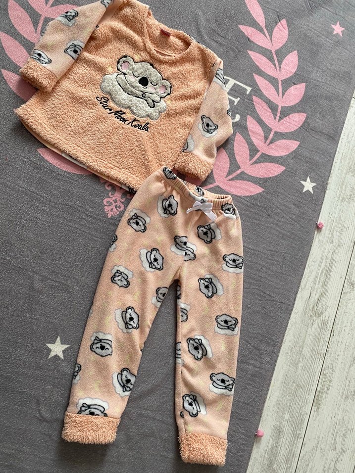 Peluş Detaylı Kız pijama Takımı - Görsel 2