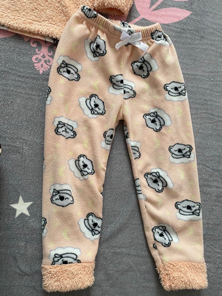 Peluş Detaylı Kız pijama Takımı - Görsel 4