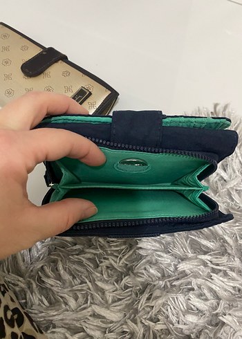 Tokalı Lacivert Kadın Cüzdanı - Görsel 6