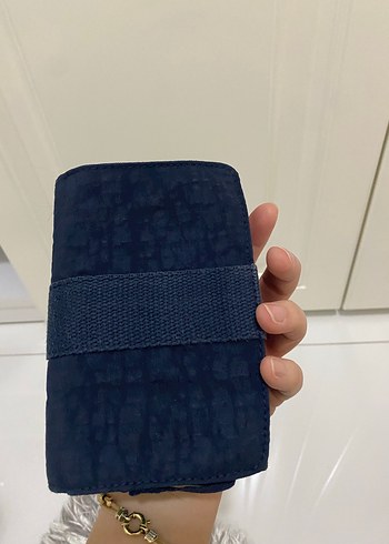 Tokalı Lacivert Kadın Cüzdanı - Görsel 4