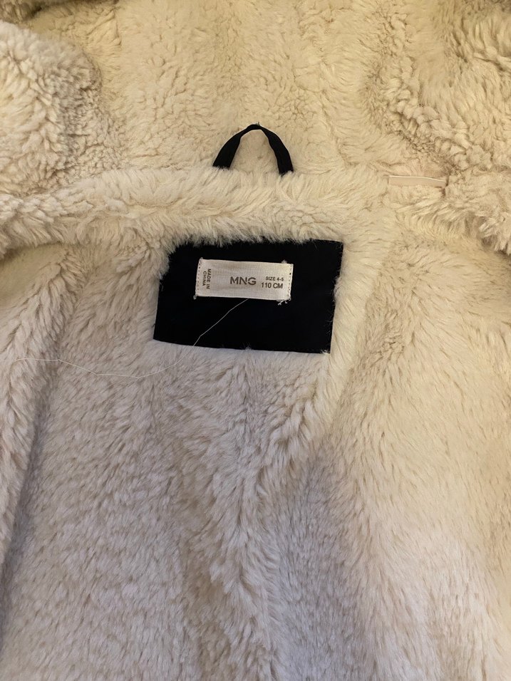 Çocuk Lacivert Kürklü Mont - Görsel 3