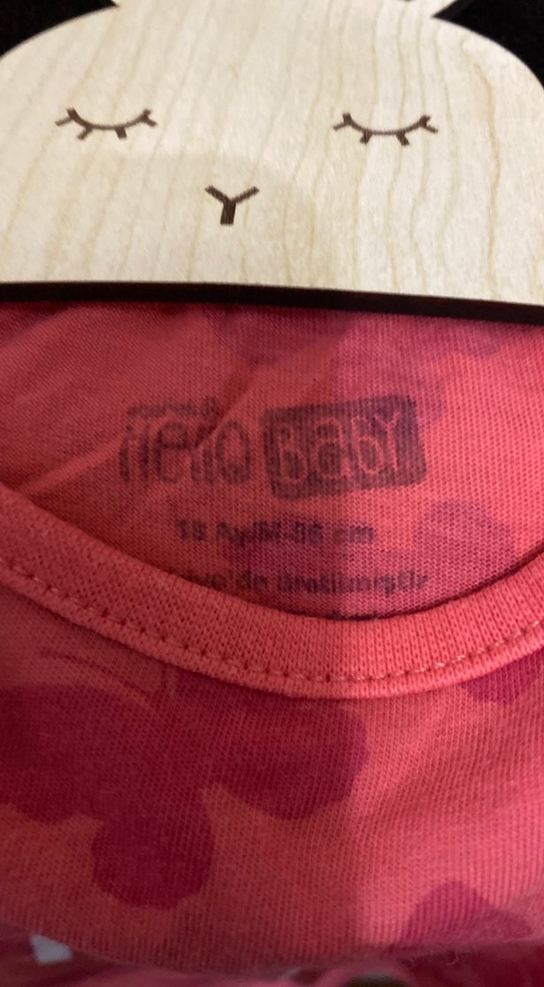 Kız Çocuk Pembe Baskılı Pamuk Tişört - Görsel 3