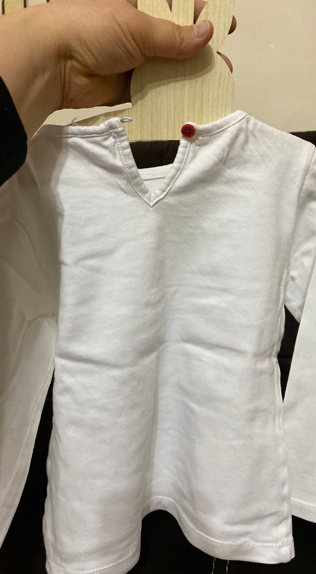 Kız Çocuk Renkli Baskılı Uzun Kollu Tişört - Görsel 2