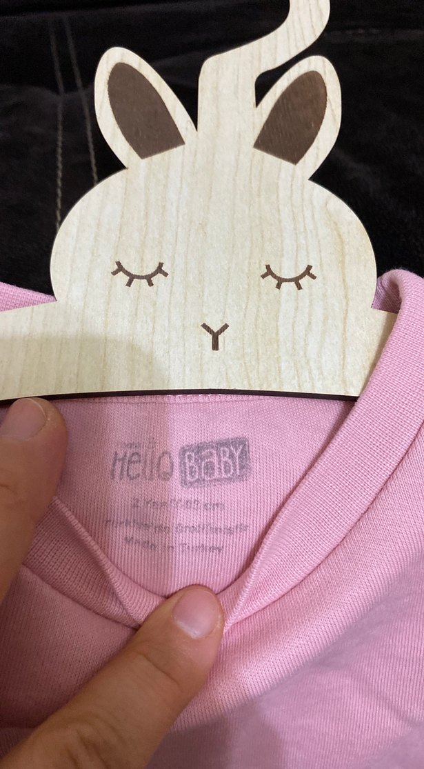 Kız Çocuk Pembe Uzun Kollu Basic Tişört - Görsel 3