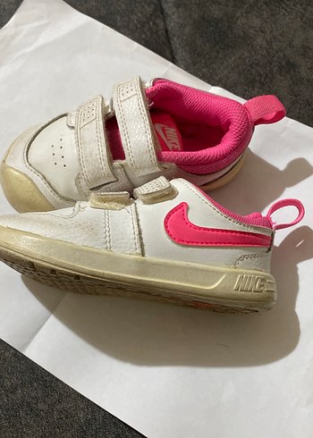 Kız Çocuk Beyaz Cırt Cırtlı Spor Ayakkabı - Görsel 2