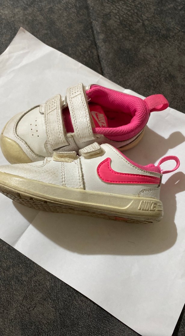 Kız Çocuk Beyaz Cırt Cırtlı Spor Ayakkabı - Görsel 2