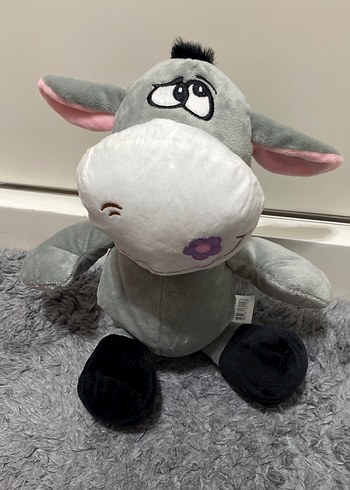 Gri Peluş Oyuncak Eşek