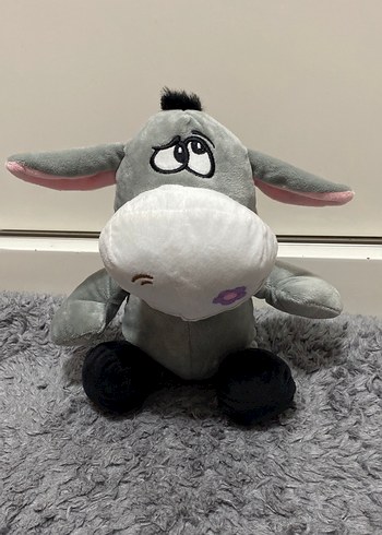  Beden Renk Gri Peluş Oyuncak Eşek