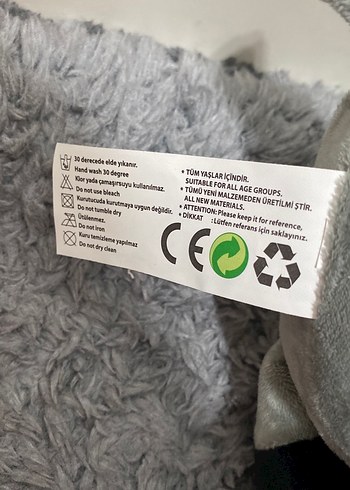 Gri Peluş Oyuncak Eşek - Görsel 7