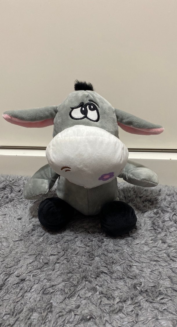 Gri Peluş Oyuncak Eşek - Görsel 4