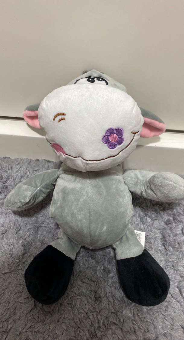 Gri Peluş Oyuncak Eşek - Görsel 5