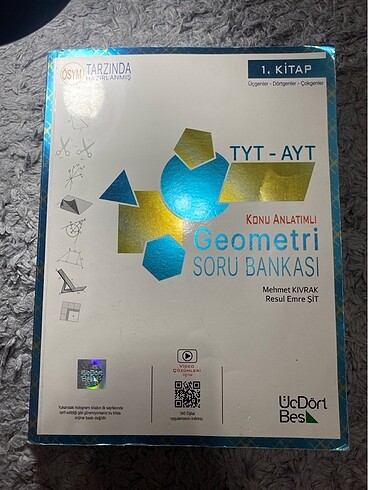 345 Yayınları TYT-AYT Geometri Soru Bankası