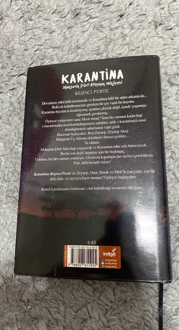 Karantina 5 (Ciltli) - Beyza Alkoç Romanı - Görsel 2