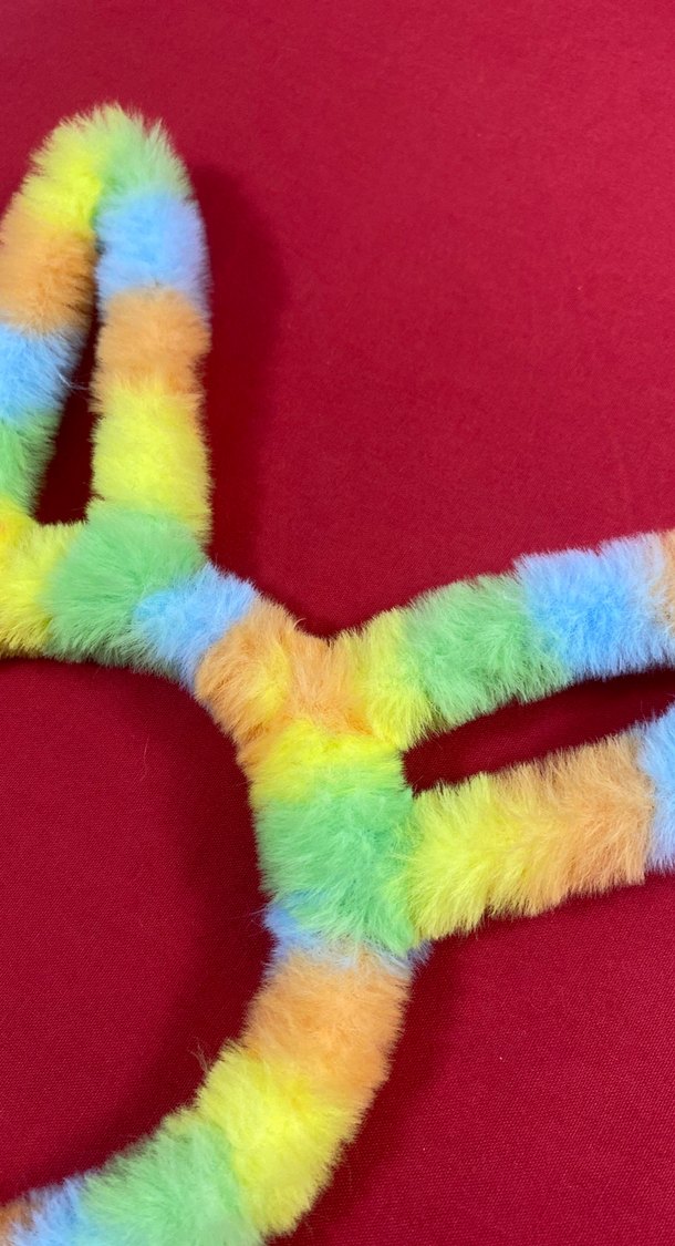 Renkli Tüylü Tavşan Kulaklı Saç Bandı - Görsel 2