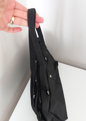 Zara Siyah Süet Kadın Omuz Çantası