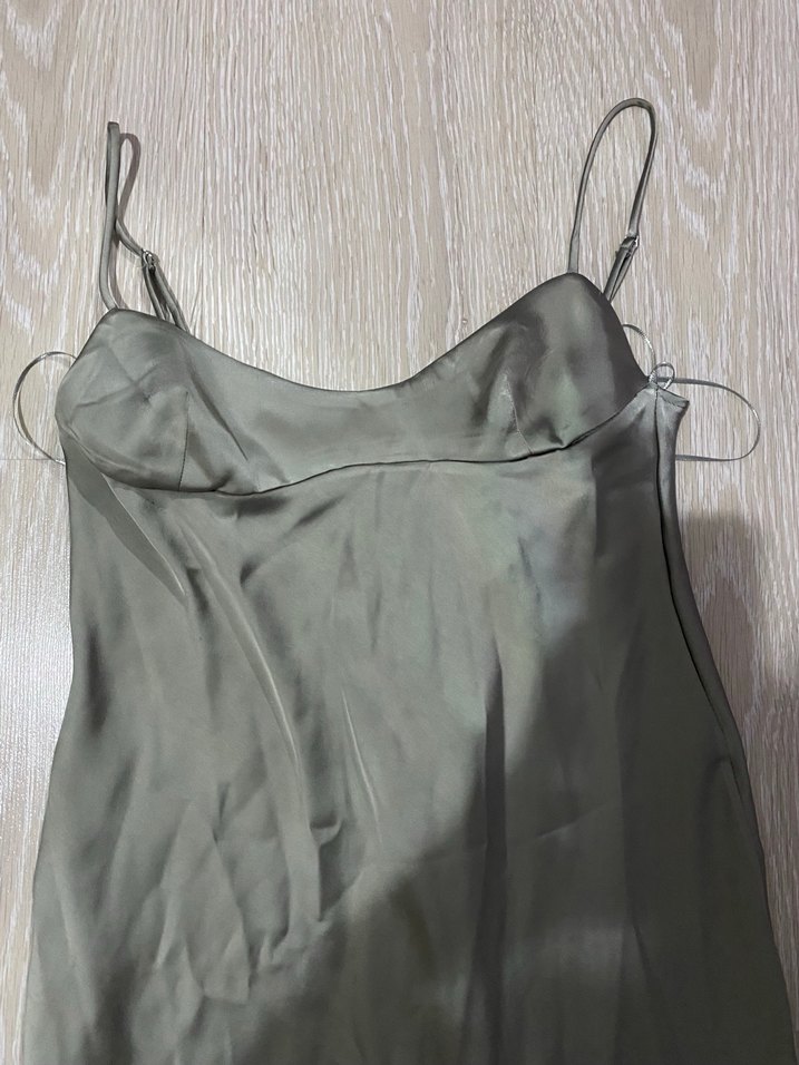 Zara Saten elbise - Görsel 2