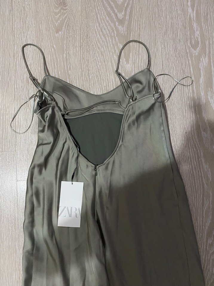 Zara Saten elbise - Görsel 3