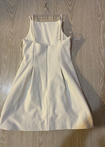 Beyaz mini elbise - Görsel 2