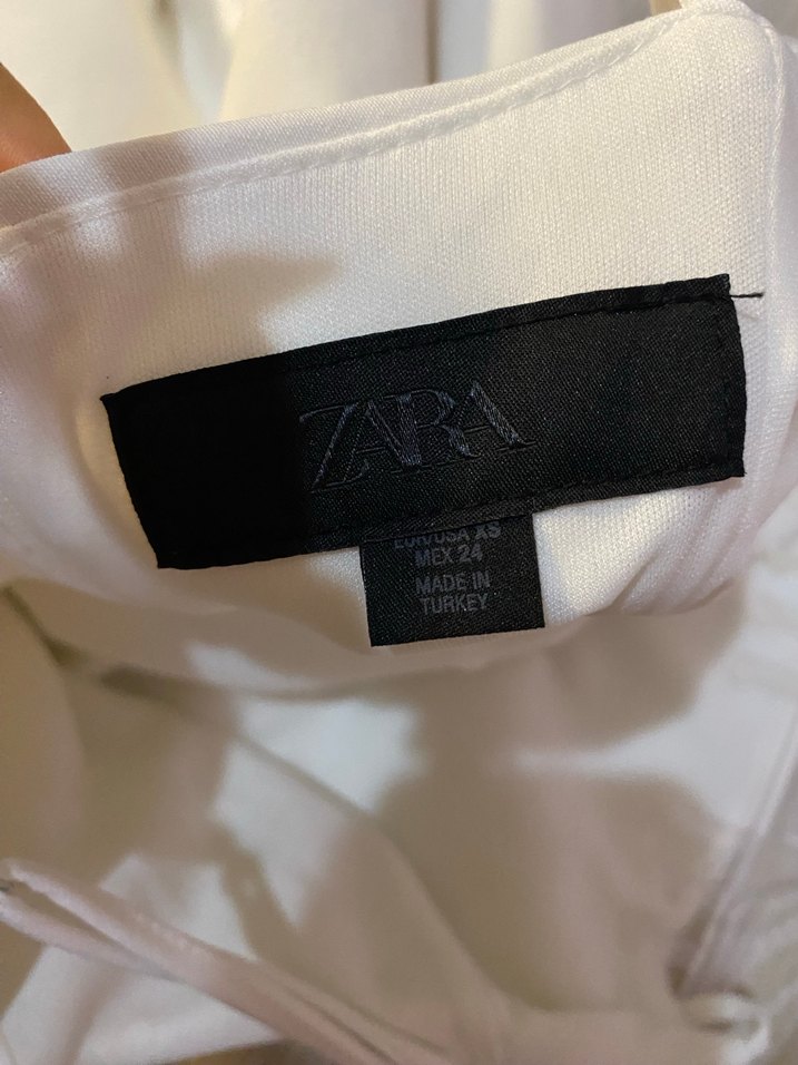 Beyaz mini elbise - Görsel 3