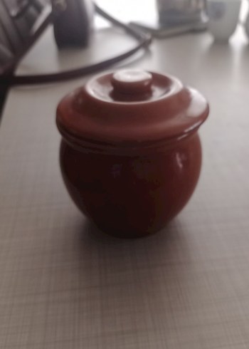 Diger Kahverengi Kapaklı güveç porselen