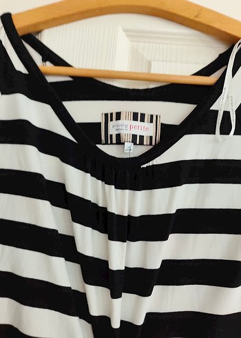 Çizgili elbise gecelik - Görsel 3