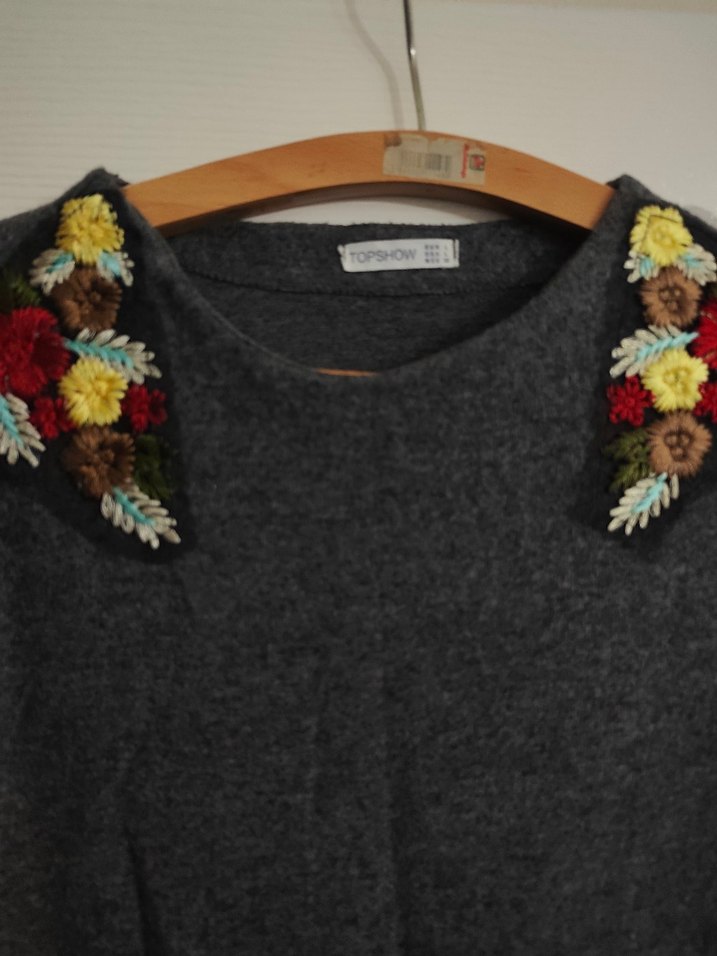 Gri addax sıfır elbise L - Görsel 3