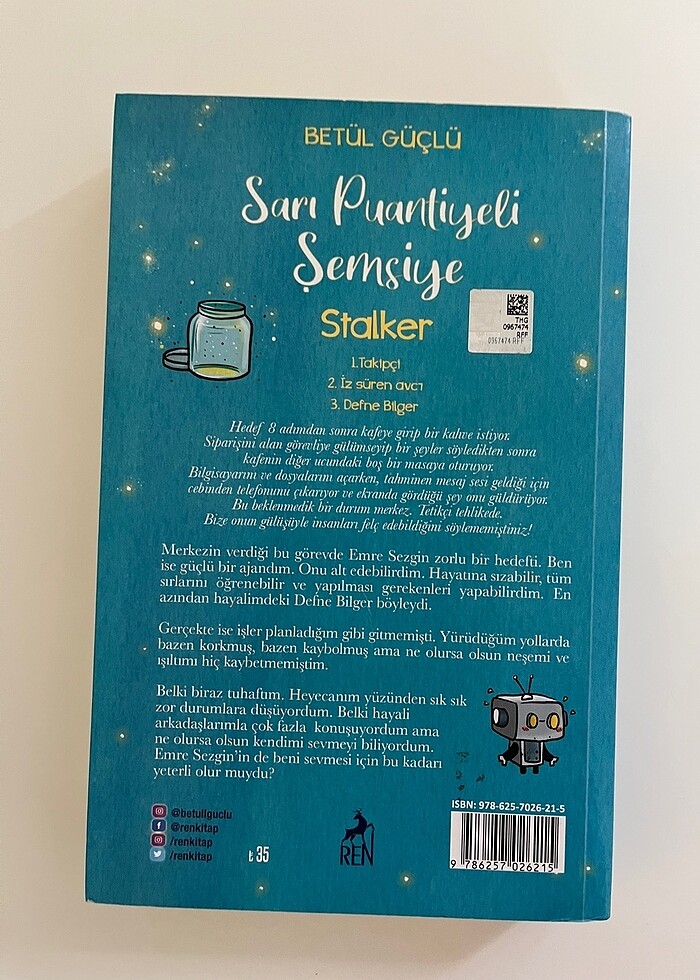 Sarı puantiyeli şemsiye - Görsel 2