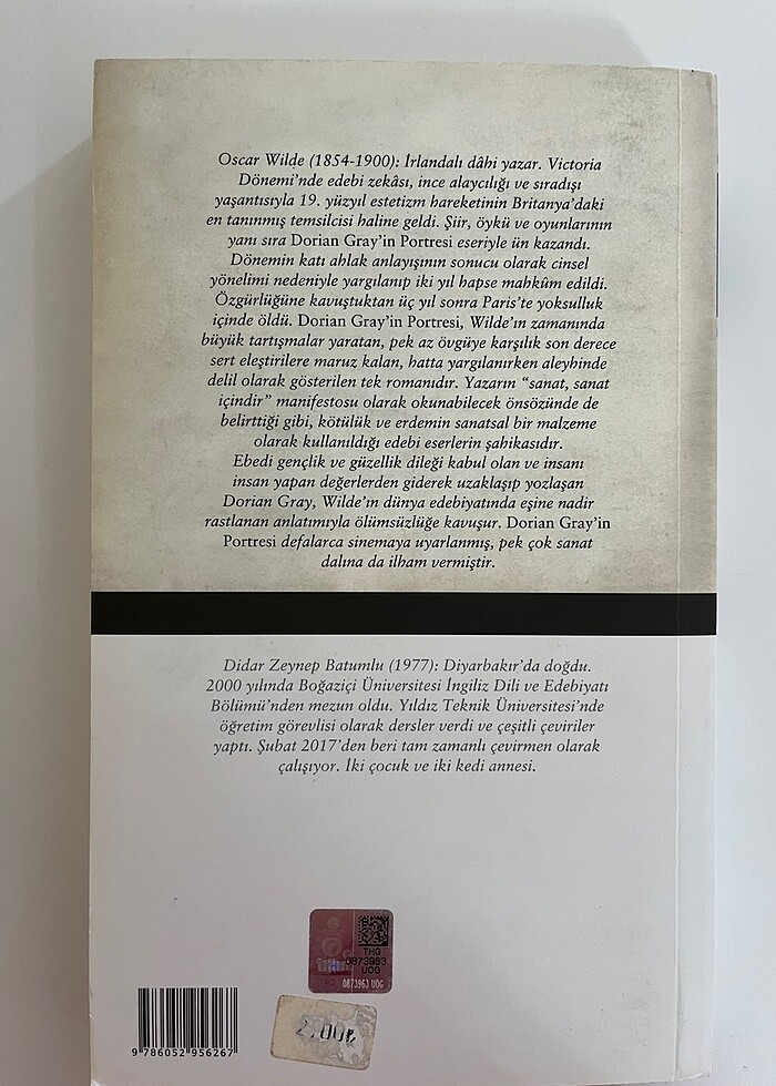 Dorıan gray?ın portresi hasarsız kitap - Görsel 2