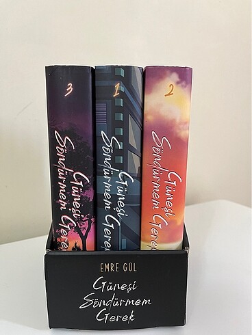 Yazar imzalı kutulu güneşi söndürmem gerek - Görsel 3