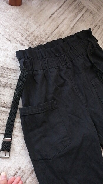 40 Beden Beli lastikli pantolon