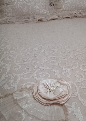 Pudra pembe Yatak Örtüsü - Görsel 3