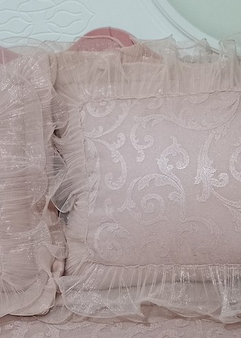Pudra pembe Yatak Örtüsü - Görsel 5