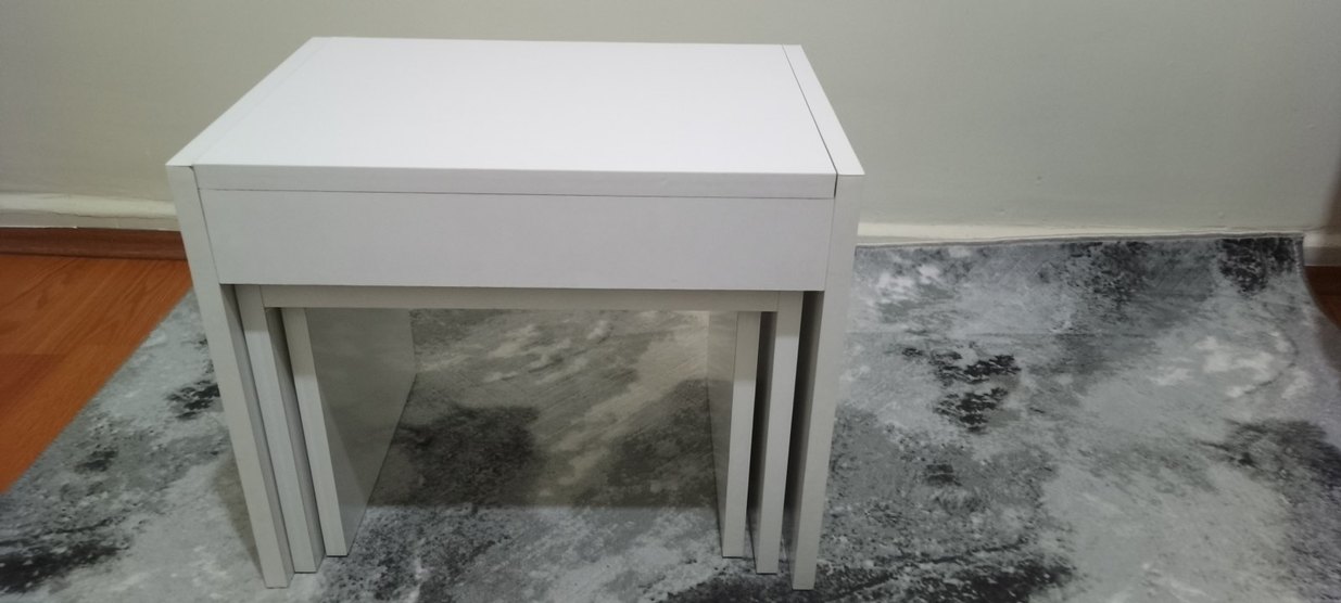 3lü zigon sehpa - Görsel 2