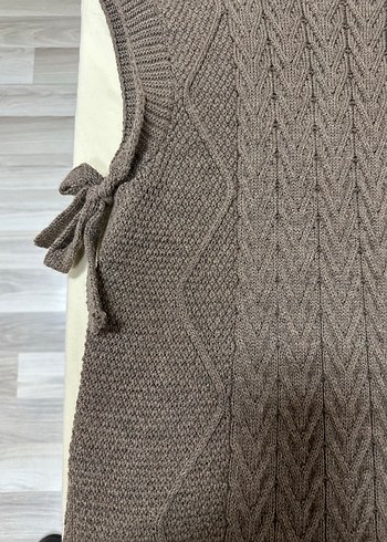 Kahverengi Triko Kadın Süveter - Görsel 4