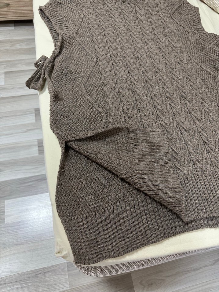 Kahverengi Triko Kadın Süveter - Görsel 5