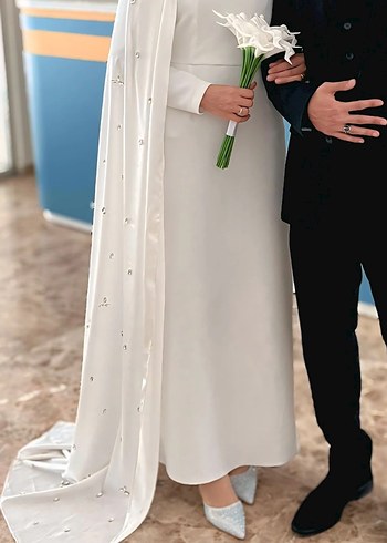 nikah elbisesi tesettür