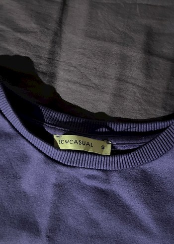 LC Waikiki Mor Kadın Uzun Kollu Baskılı Sweatshirt
