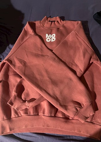 Bordo Oversize Kadın Sweatshirt